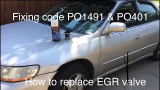 Fixing code PO1491 or PO401 [upl. by Bing359]