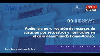 Revisión de recursos de casación por secuestros y homicidios en el caso denominado Paine  Aculeo [upl. by Inman]