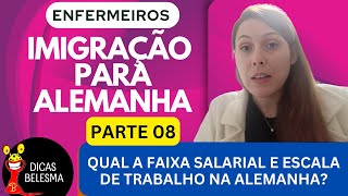 QUAL A FAIXA SALARIAL E ESCALA DE TRABALHO PARA ENFERMEIROS NA ALEMANHA [upl. by Adnarram427]