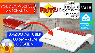 Wechsel zur FRITZBox 5590 mit den ganzen Smart Home Geräten  Review und Anleitung [upl. by Sueaddaht23]