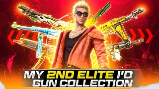 TGB SPEED 2ND ELITE ID GUN COLLECTION 💥 EVO M1014 MAX INCUBATOR TOP UMP ALL RARE GUN SKINS 😱 [upl. by Sehguh]