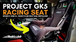 Sparco Grid Q  BuddyClub Seat Rail installed on Honda JazzFit GK5  VLOG28 [upl. by Aronal]