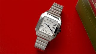 The Cartier Santos Medium Finally [upl. by Halilad838]