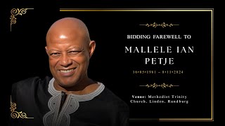 Funeral Service of Mallele Ian Petje [upl. by Nospmoht809]