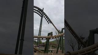 Tripsdrill Drop HalsüberKopf tripsdrill freizeitpark rollercoaster trending 2023 travel new [upl. by Ardys]