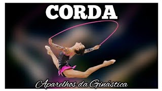 CORDA Ginástica Rítmica  Aparelhos da Ginástica 13 [upl. by Eittocs]