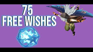 Easy Gliding Event  75 FREE WISHES Genshin Impact [upl. by Enilesoj]