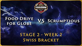 SMITE 2 Founders Series  Stage 2 Swiss  NA Week 2  Scrumptious vs Food Drive for Globe [upl. by Rosalba]