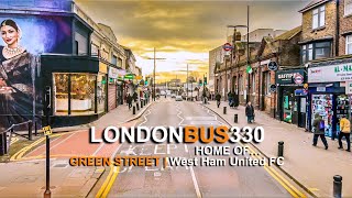 London Bus Ride 🇬🇧 Route 330 🚍 Wanstead Park Station To Thames Barrier  Via Green Street [upl. by Eimar]