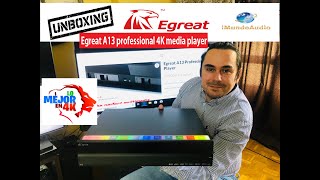 UNBOXING Egreat A13 Professional 4K Media Player 2019  Reproductor multimedia AndroidImundoAudio [upl. by Rambort]