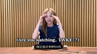 ENG SUB TZUYU KakaoTalk Message [upl. by Rehpotsrihc]