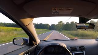 2007 Volvo S40 POV Back road [upl. by Arik567]