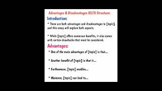 quotMastering IELTS Writing Task 2 Advantages and Disadvantages Essay Strategiesquot✅english ielts [upl. by Noived716]