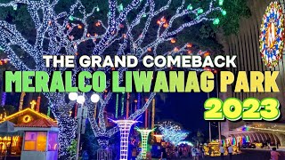 Meralco Liwanag Park 2023 Grand Opening  The Popular Christmas Park In Ortigas Pasig City is back [upl. by Alebasi]