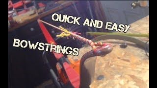 How To Make Flemish Twist Bowstrings [upl. by Guido]