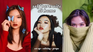 CREATIVE HOME PHOTOSHOOT IDEAS  Self Portraits  How I Take Instagram Photos  Philippines [upl. by Ezitram]