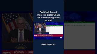 Fed Chair Powell There is a dissent but a lot of common ground as well [upl. by Ardnasac]