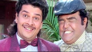 Best Comedy Scenes of Robert and Bhalla  Andaz Apna Apna Jukebox [upl. by Stucker]