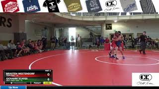 Mat 2 114 Braxten Westendorf Iowa Vs Giovanni Scafidi New Jersey Red [upl. by Annaitsirk]