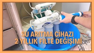 SU ARITMA CİHAZI 2 YILLIK FİLTRE DEĞİŞİMİ NASIL YAPILIR lifetech buzsu [upl. by Odel]