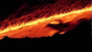 Spectacular raging lava rivers decimate forests lone resident flown out  at Royal Gardens Hawaii [upl. by Einna]