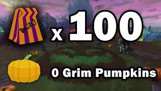 Loot from 100 Clan Confection Goodie Bags  Harvest Hollow  Halloween 2024  Runescape [upl. by Ludvig]