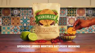 manomasa sponsors James Martin Saturday morning 2022now [upl. by Vokaay674]