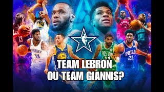 NBA ALL STAR 2019 TITULARES DEFINIDOS Os Novatos 38 [upl. by Yrrac]