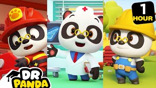 Firefighter Doctor Builder  Dr Pandas Ultimate Community Rescuers  Full Episodes  Dr Panda [upl. by Eelarak]