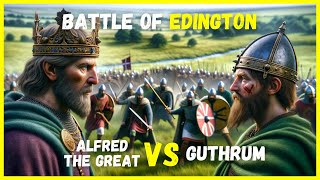 Battle of Edington 878 Alfred the Great VS Vikings  Explained In 3 Minutes [upl. by Ettenyl]