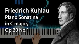 Kuhlau Friedrich Three Sonatinas Sonatina in C Major Op20 No1 [upl. by Darbee]