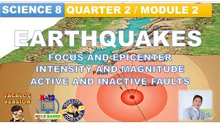 FOCUS AND EPICENTER MAGNITUDE AND INTENSITY ACTIVE AND INACTIVE FAULT GRADE 8 QUARTER 2 MODULE 2 [upl. by Norvun742]