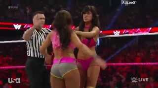 WWE Raw Rosa Mendes vs Layla September 292014 [upl. by Squire]