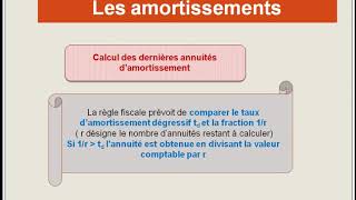 Les amortissements  lamortissement dégressif [upl. by Morrill]