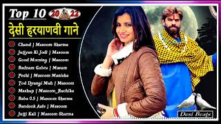 Masoom sharma Nidhi sharma  Latest Haryanvi Songs Haryanvi 2022  masoom sharma all song desibeats [upl. by Aikin]