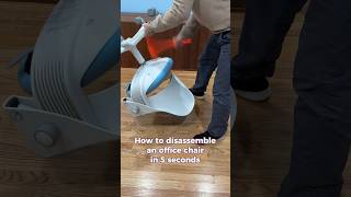 How to disassemble an office chair in 5 seconds [upl. by Papotto]