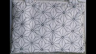 Sashiko Embroidery  Quilt Design Tutorial11 For Very Beginners [upl. by Harifaz453]