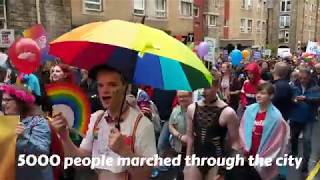 LGBT Youth Scotland at Pride Edinburgh 2018 [upl. by Anertal]