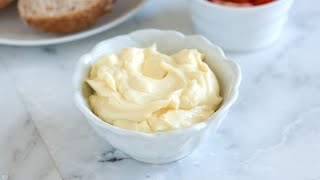 FailProof Homemade Mayonnaise Recipe [upl. by Geffner]