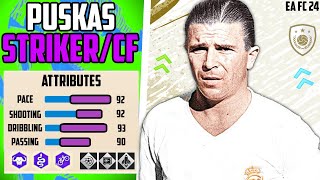 COMPLETE BEST PUSKAS STRIKERCF BUILD EA FC 24 Pro Clubs [upl. by Hilten944]