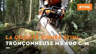 Quels sont les avantages de la tronçonneuse thermique STIHL MS 400 CM [upl. by Candless]