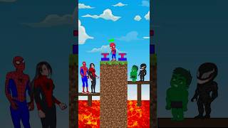 help spiderman save his parents and friends spiderman JOKER hulk superheroes [upl. by Ardle]