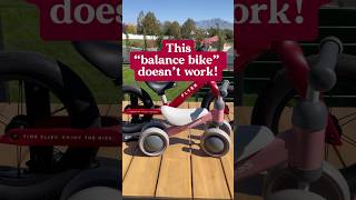 This “balance bike” is NOT a balance bike kidsbike balancebike kidsonbikes toddlerbike [upl. by Donela]