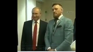 Конор МакГрегор в Москве встреча с Путиным Conor McGregor in Moscow meeting with Putin [upl. by Pallaton]