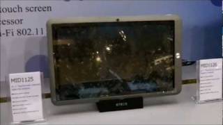 Coby MID 1125 Android Tablet HandsOn  IFA 2011 [upl. by Revert]