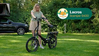 Lacros Scamper S400 I Elektrische vouwfiets I Campingtijd S2E1 [upl. by Niel729]