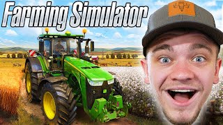 I Played Farming Simulator for the First Time [upl. by Suirrad]