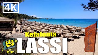 Lassi  Kefalonia  Greece  4K Walking Tour  June 2022 [upl. by Zere]