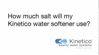 How Much Salt Will a Kinetico Water Softener Use [upl. by Brentt]