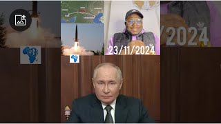 ‼️👉🏿🇷🇺🇺🇦🇺🇸🔥 L’HEURE EST GRAVE… BIENTÔT LA TROISIÈME  Écoutez là déclaration choc de Poutine [upl. by Atterahs]